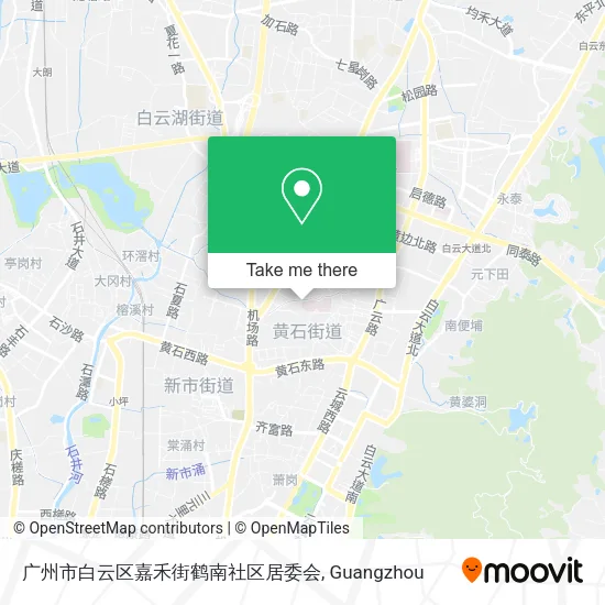 广州市白云区嘉禾街鹤南社区居委会 map