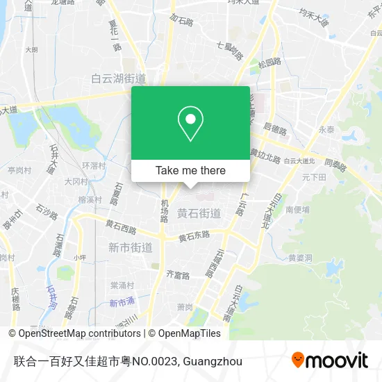 联合一百好又佳超市粤NO.0023 map