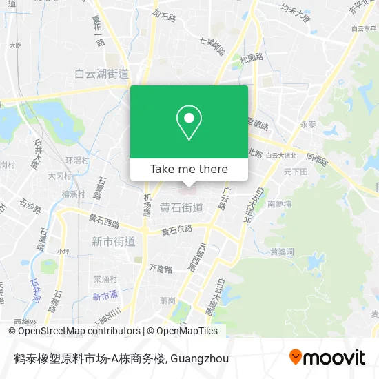 鹤泰橡塑原料市场-A栋商务楼 map