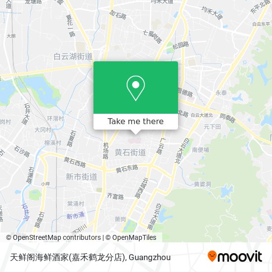 天鲜阁海鲜酒家(嘉禾鹤龙分店) map