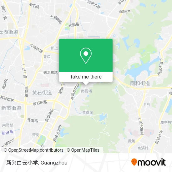 新兴白云小学 map