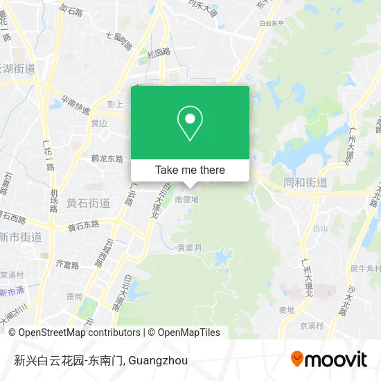新兴白云花园-东南门 map