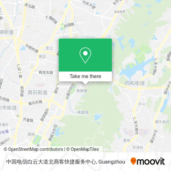 中国电信白云大道北商客快捷服务中心 map