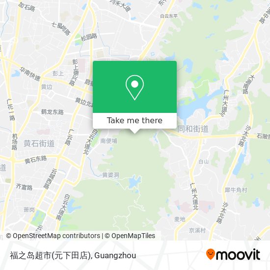 福之岛超市(元下田店) map