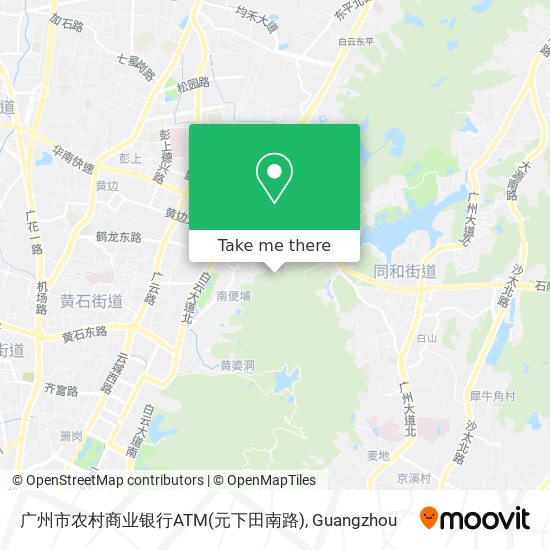 广州市农村商业银行ATM(元下田南路) map