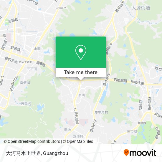 大河马水上世界 map