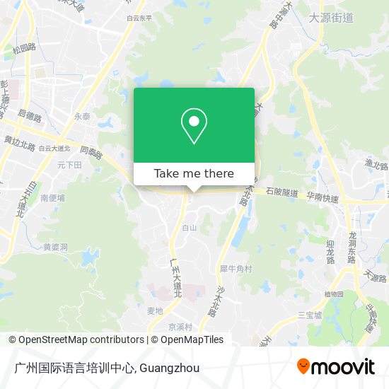 广州国际语言培训中心 map