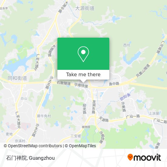 石门禅院 map
