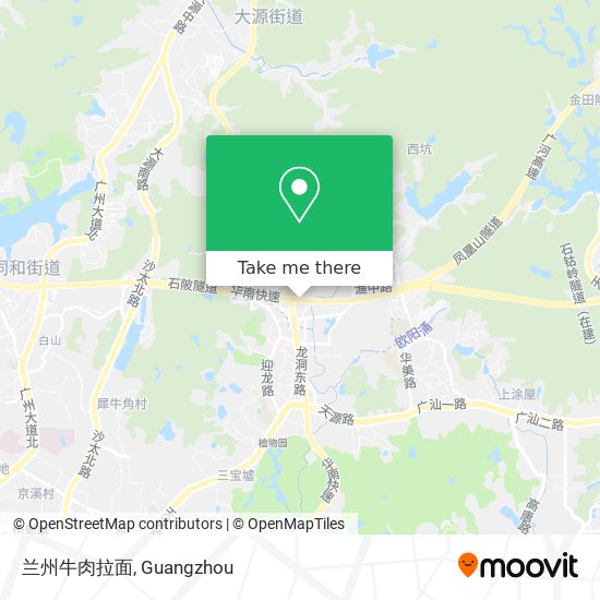 兰州牛肉拉面 map