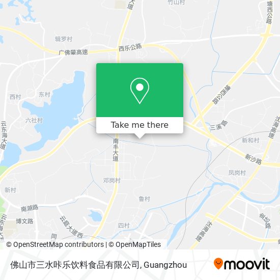 佛山市三水咔乐饮料食品有限公司 map