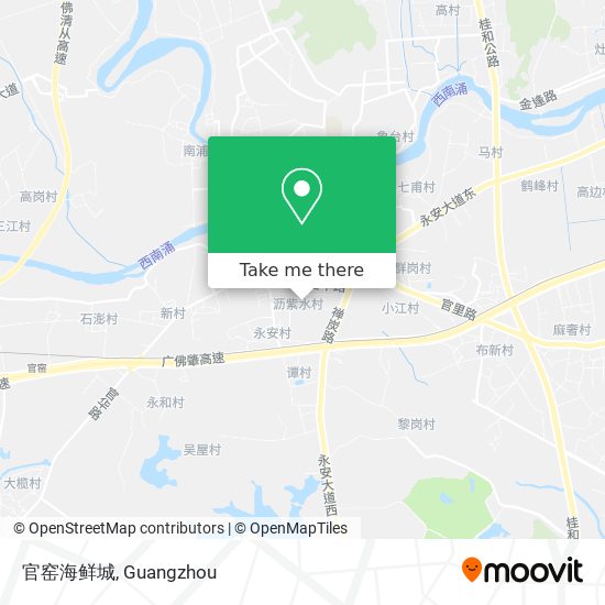 官窑海鲜城 map
