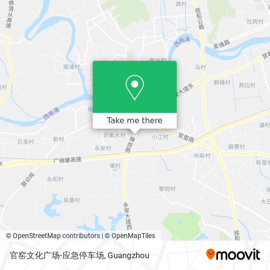 官窑文化广场-应急停车场 map