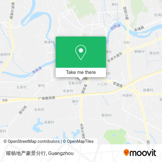 耀杨地产豪景分行 map