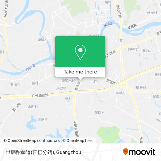世韩跆拳道(官窑分馆) map