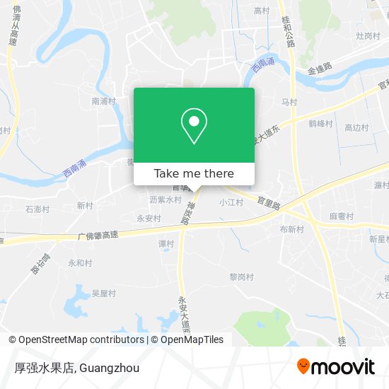 厚强水果店 map