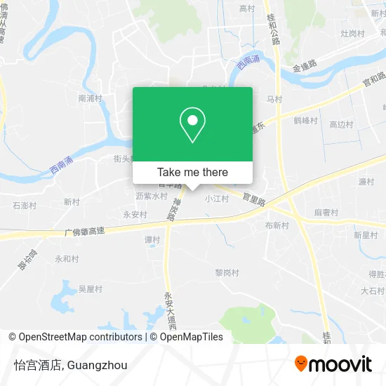怡宫酒店 map