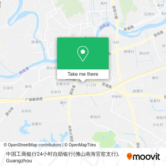 中国工商银行24小时自助银行(佛山南海官窑支行) map