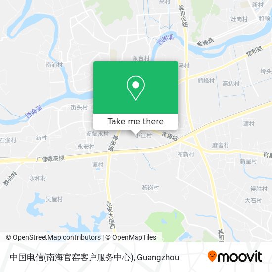 中国电信(南海官窑客户服务中心) map