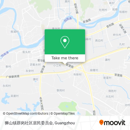 狮山镇群岗社区居民委员会 map