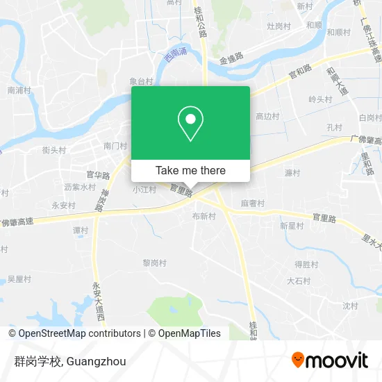 群岗学校 map