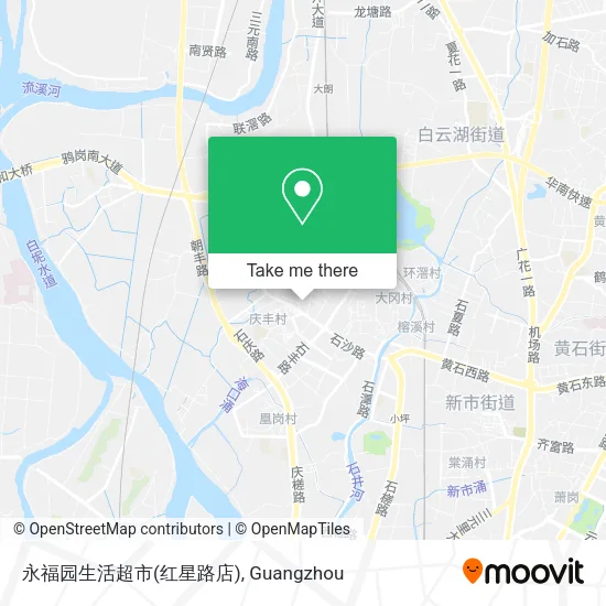 永福园生活超市(红星路店) map