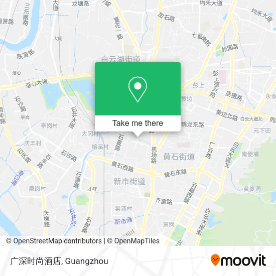 广深时尚酒店 map