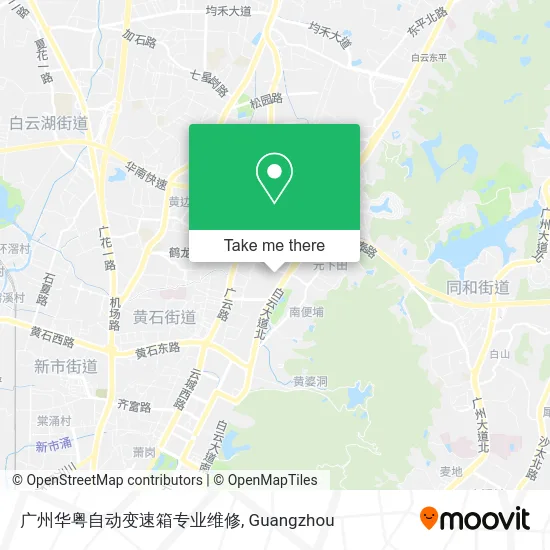 广州华粤自动变速箱专业维修 map