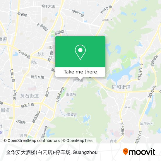 金华安大酒楼(白云店)-停车场 map