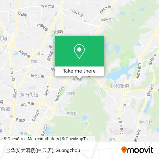 金华安大酒楼(白云店) map