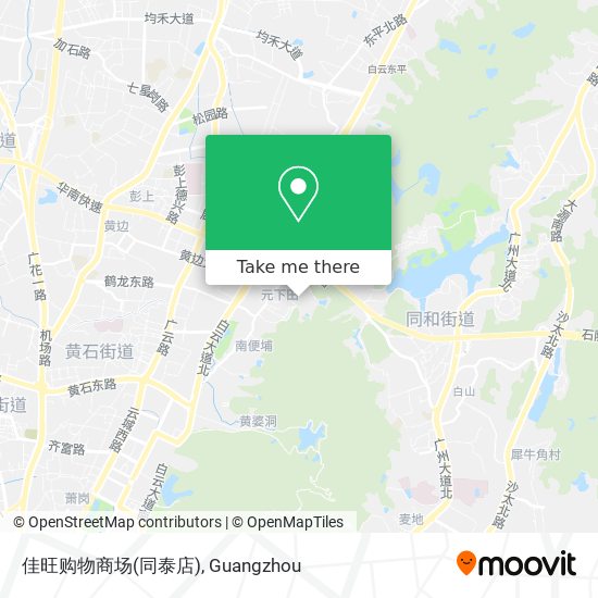 佳旺购物商场(同泰店) map