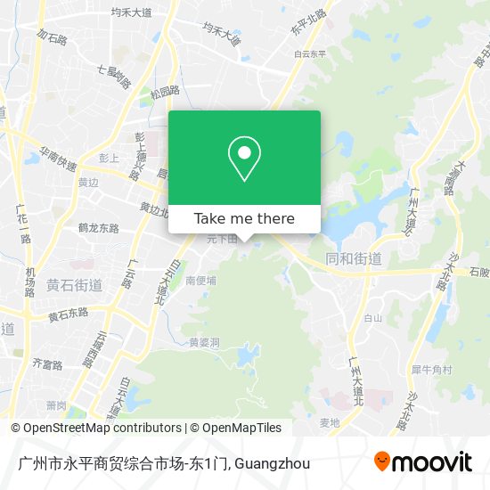 广州市永平商贸综合市场-东1门 map