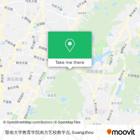 暨南大学教育学院南方艺校教学点 map