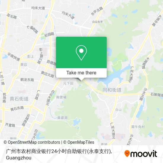 广州市农村商业银行24小时自助银行(永泰支行) map