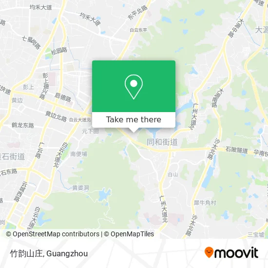 竹韵山庄 map