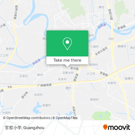 官窑小学 map