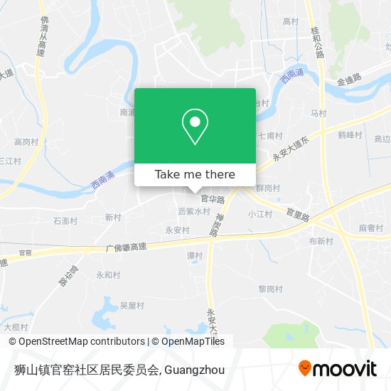 狮山镇官窑社区居民委员会 map