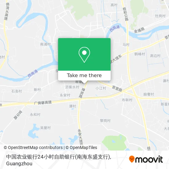 中国农业银行24小时自助银行(南海东盛支行) map
