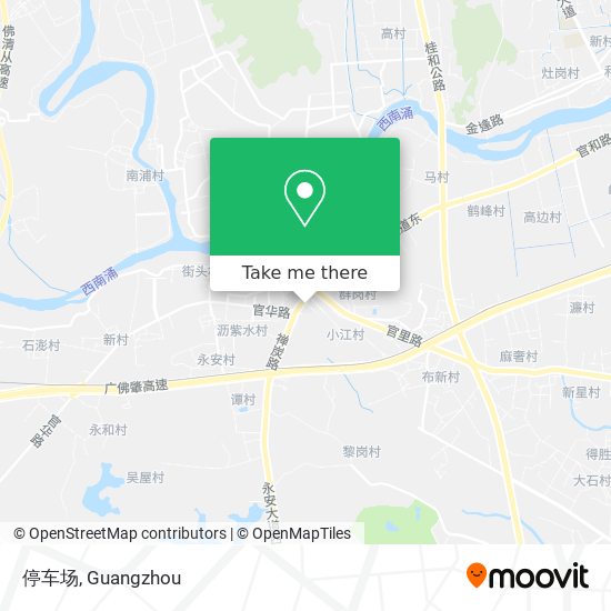 停车场 map
