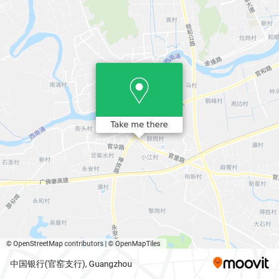 中国银行(官窑支行) map