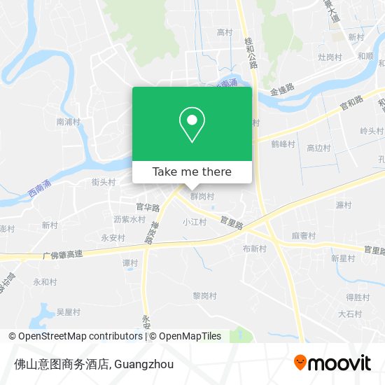 佛山意图商务酒店 map