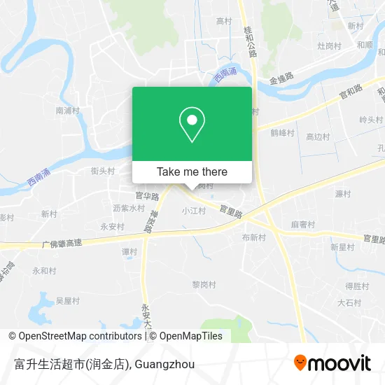 富升生活超市(润金店) map