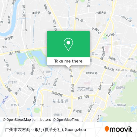 广州市农村商业银行(夏茅分社) map