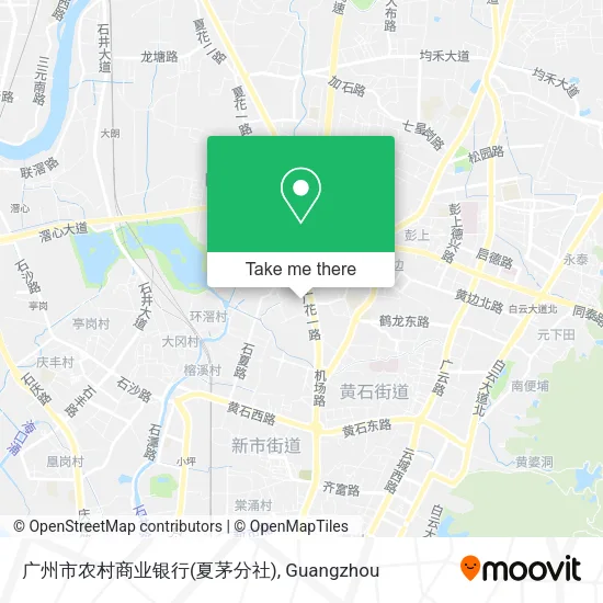 广州市农村商业银行(夏茅分社) map