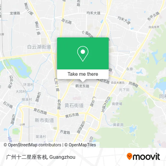 广州十二星座客栈 map
