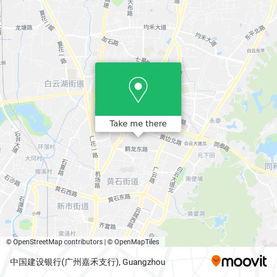 中国建设银行(广州嘉禾支行) map