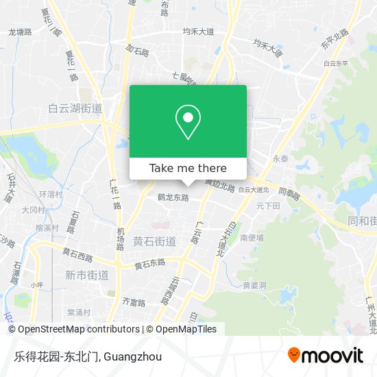 乐得花园-东北门 map