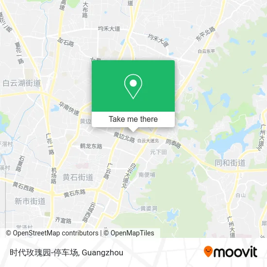 时代玫瑰园-停车场 map