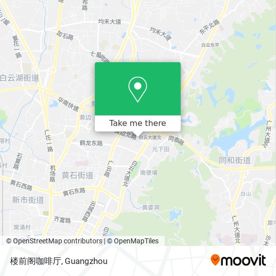 楼前阁咖啡厅 map