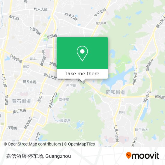 嘉信酒店-停车场 map