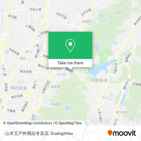 山羊王户外用品专卖店 map